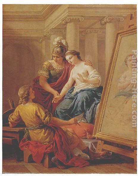 Louis Lagrenee The Artist's Model